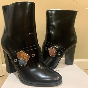 Calvin Klein Black ankle boots size 7.5 new in box